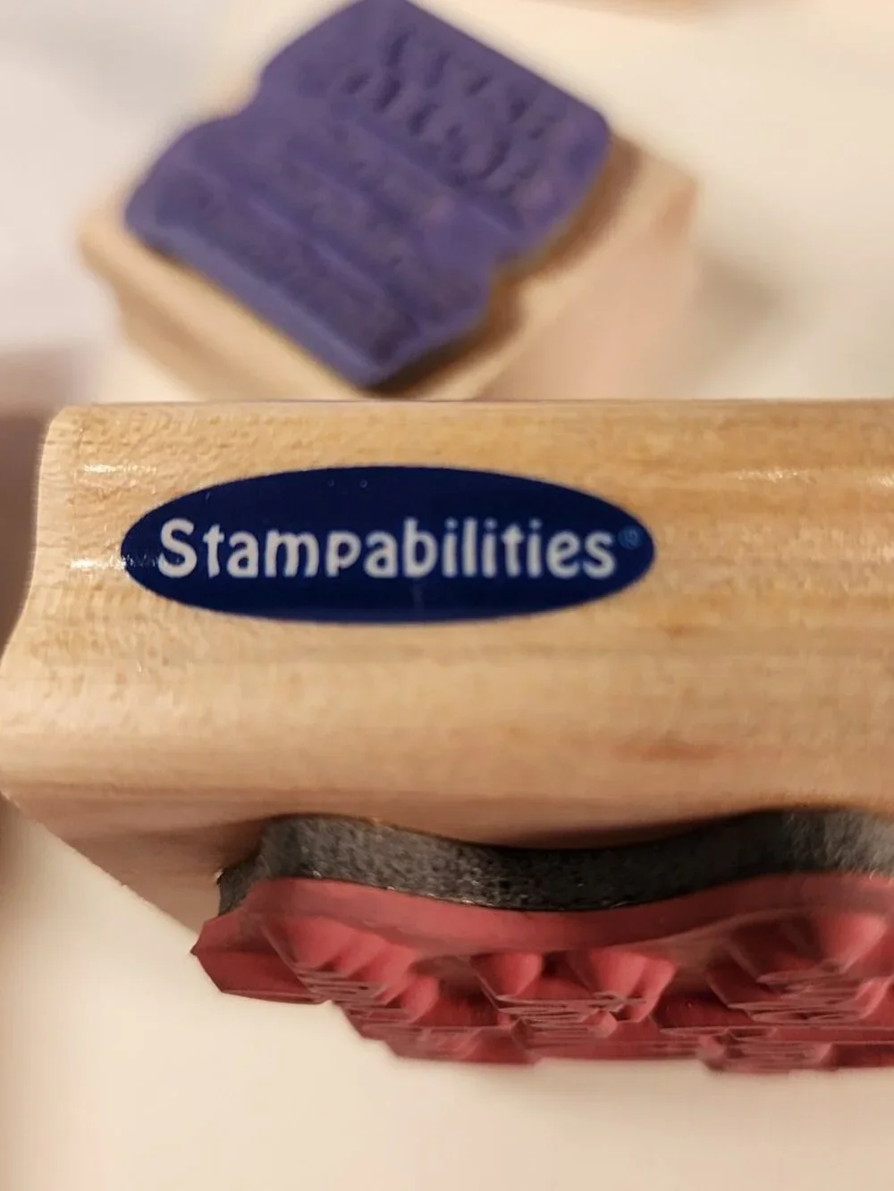 LOT of 11 wood-mounted rubber stamps Beautiful sentiments!